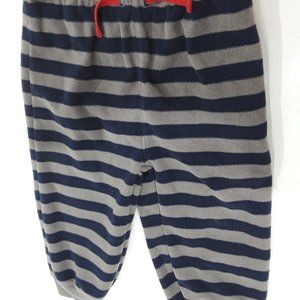 Carter's navy and gray striped sweatpants